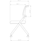 Lorell Mesh Back Nesting Chair, PK2 41846 - alternate 4